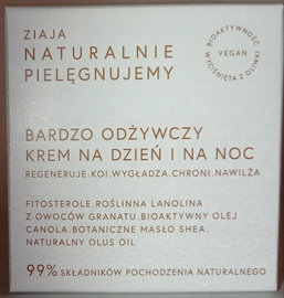Naturalnie pielęgnujemy krem bardzo odżywczy na dz
