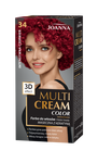 Joanna Multi Cream farba 34 intensywna czerwień