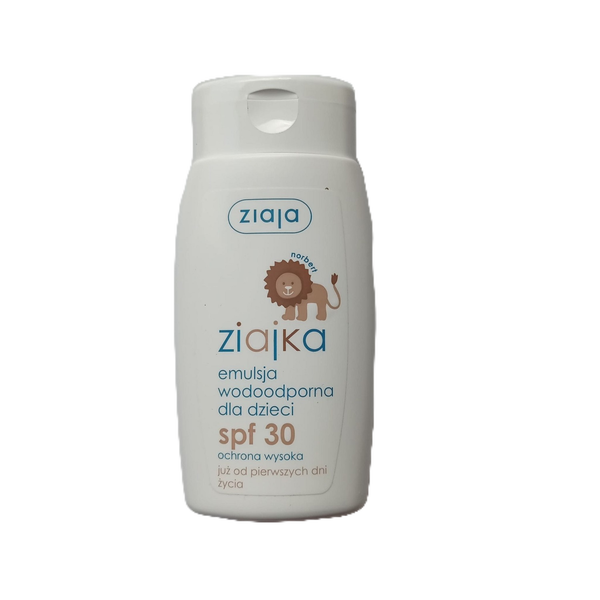 Ziajka emulsja wodoodporna dla dzieci SPF30+