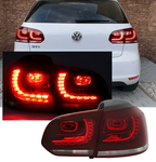 NOWE Lampy Tylne DIODOWE Do VW GOLF 6 VI Od 2008 Do 2012 RED WHITE ATEST