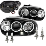 LAMPY Reflektory Do VW GOLF 4 IV OD 1997 DO 2003 Roku LED GRATIS ŻARÓWKI H1
