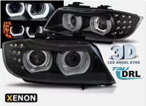 LAMPY Reflektory XENON Do BMW E90 E91 2009 2011 Do JAZDY DZIENNEJ LED 3D