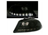 LAMPY Reflektory SEAT IBIZA 6L 02-08 LED BLACK