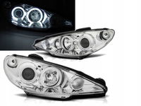 Lampy Reflektory PEUGEOT 206 od 2002- RINGI CCFL