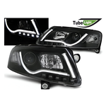 Lampy Reflektory Do AUDI A6 C6 4F Od 2004 Do 2008 Roku LED TUBE + Żarówki