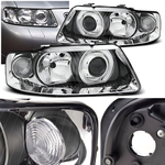 Lampy Reflektory Do  AUDI A3 8L Od 2000 Do 2003 OPTIC DEPO Nowe HOMOLOGACJA