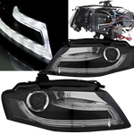 LAMPY Reflektory AUDI A4 B8 OD 2008 DO 2011 XENONDO DO JAZDY DZIENNEJ DRL