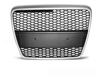  Grill AUDI A6 C6 RS-TYPE 04-08 rok MATT SILVER