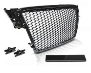  Grill AUDI A4 B8 08-11 CZARNY POŁYSK