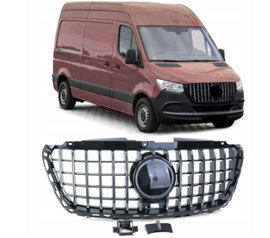  GRILL ATRAPA DO MERCEDES SPRINTER W907 W910 Od 2018- CHROM GT