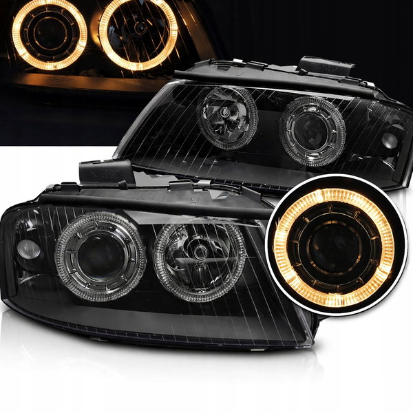 LAMPY Reflektory DEPO Audi A3 8P 3D / SPORTBACK 5D 2003-2008 Soczewkowe