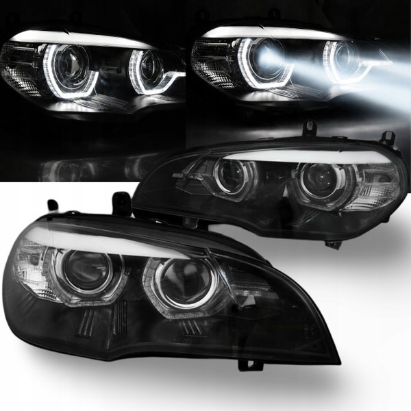 REFLEKTORY Lampy FULL Led Bmw X5 E70 2007 -2013 W ZESTAWIE DIODY SILNICZKI