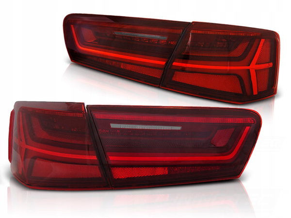 LAMPY TYLNE EAGLE EYES DO AUDI A6 C7 2011-2014 LED BAR DIODOWE