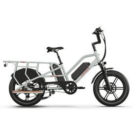 Rower Elektryczny Jobobike Transer Biały / Podwójna bateria