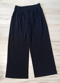 Eleganckie czarne damskie spodnie wizytowe 2XL