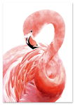 Plakat różowy flaming 21x29,7 cm A4