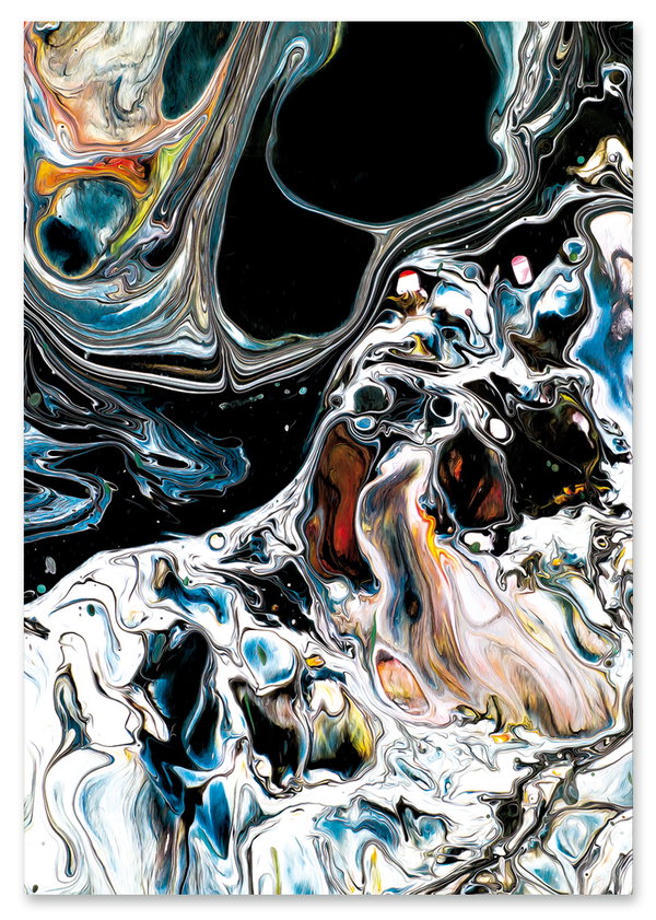 Obraz na płótnie abstrakcja wzory abstrakcyjne 80x120 cm