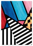 Plakat abstrakcja geometria 70x100 cm