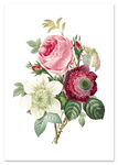 Plakat bukiet kwiaty vintage 29,7x42 cm A3