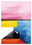 Plakat kolorowa abstrakcja 30x40 cm