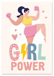 Plakat girl power 40x50 cm