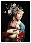 Plakat dama z łasiczką da Vinci 29,7x42 cm A3