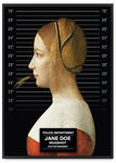 Plakat Jane Doe pop art 61x91 cm w czarnej ramie