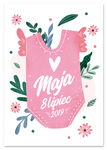 Plakat metryczka baby shower prezent dla dziecka 29,7x42 cm A3