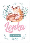 Plakat metryczka dla twojego dziecka 29,7x42 cm A3