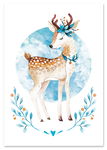 Plakat pokój dziecka sarenka 50x70 cm