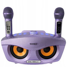Karaoke SD306 PLUS 30W bezprzewodowe FIOLETOWE