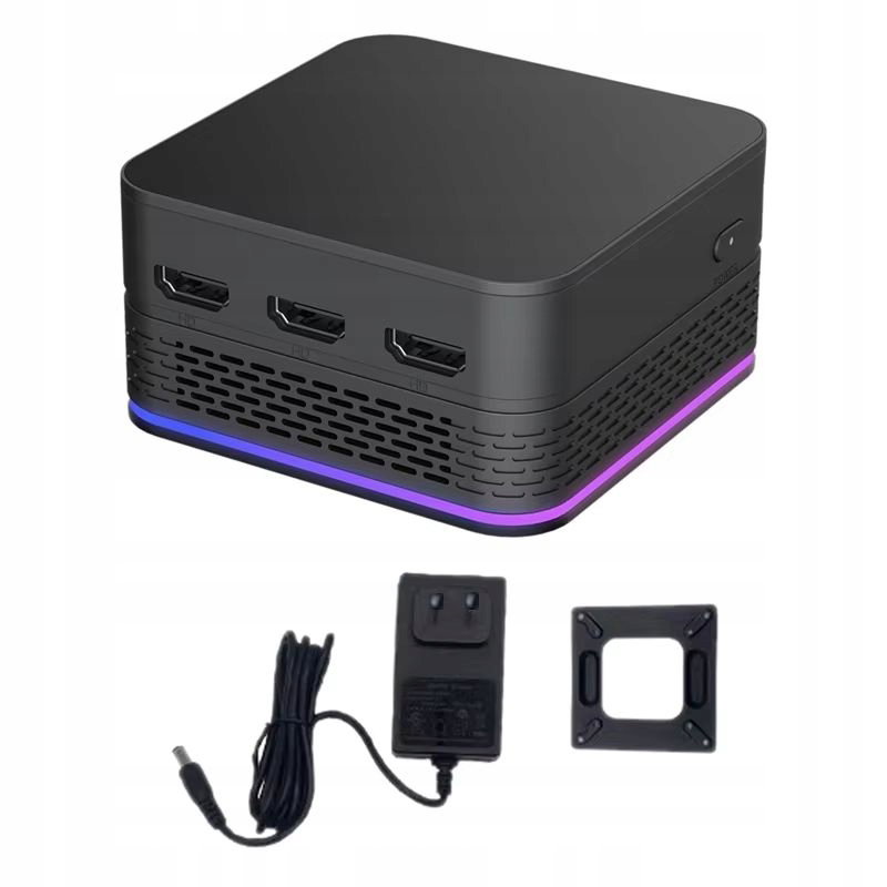 Mini PC T9 Plus N100 16GB DDR5 512GB SSD 3xHDMI 3xUSB 2xLAN 