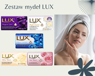 Zestaw Mydeł Lux w Kostce 80g Mix Unilever 5 sztuk