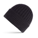 Zestaw zimowy męski ZES-28-GR czapka beanie BR-02-GR komin BR-06-GR