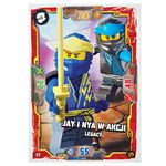 Karta LEGO NINJAGO S7 Seabound Nr 37 Jay i Nya w Akcji Legacy