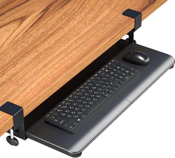 Taca Na Klawiaturę BONTEC Z Zaciskiem C 650 x 300 mm Pod Biurko