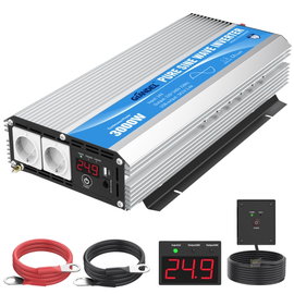 Falownik Giandel 3000W Przetwornica Napięcia DC 12V Sinusoidalny