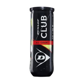 Piłki tenisowe Dunlop Club 3 sztuki do gry na różnych nawierzchniach
