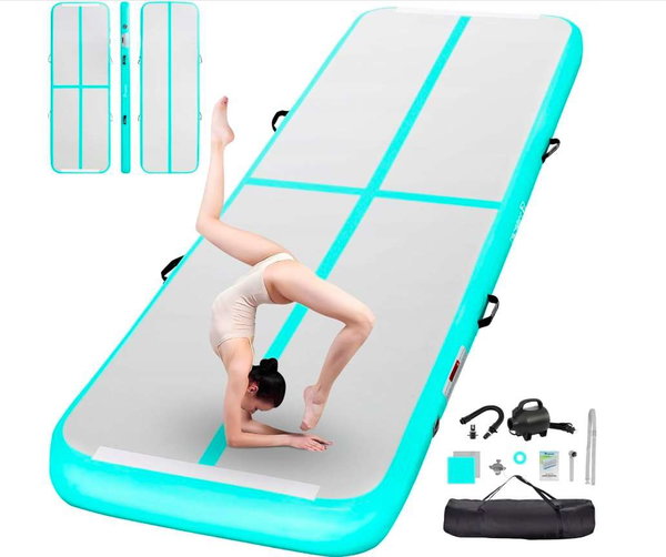 Materac gimnastyczny Fbsport model szary 300 cm x 100 cm