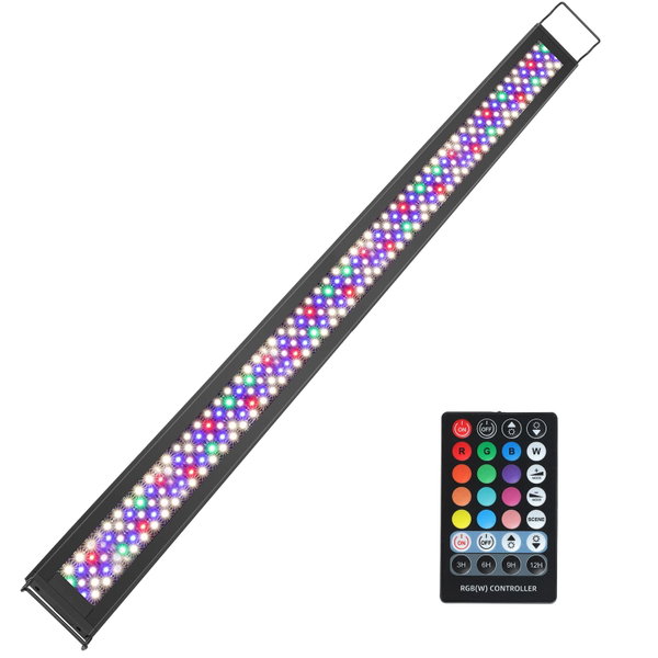 Lampa LED Zingbabu 52W akwariowa pełne spektrum 116-140 cm timer