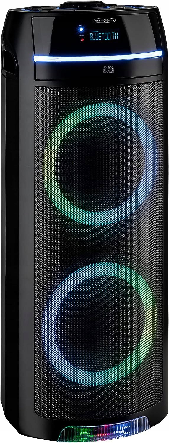 Głośnik Reflexion PS10BTCD Bluetooth RGB CD Aku 480W