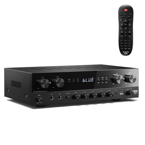 Wzmacniacz stereo Donner MAMP5 Bluetooth 5.0 4-kanałowy 1000W