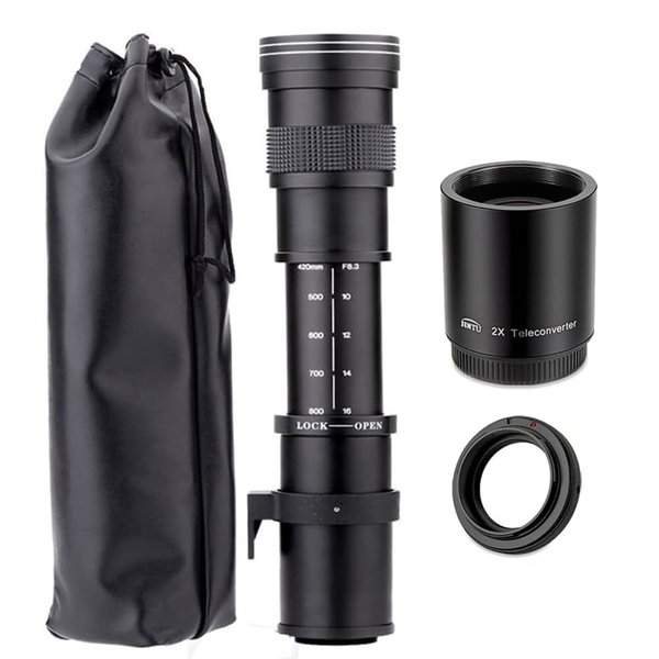 Teleobiektyw JINTU 420-1600 mm f/8.3 HD-Tele Zoom do lustrzanek Nikon