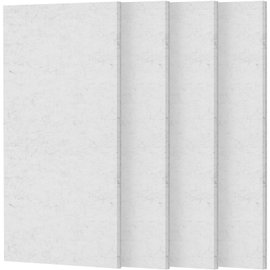 Samoprzylepne płyty akustyczne wygłuszające TONOR 112x55x0,9 cm białe 8 szt