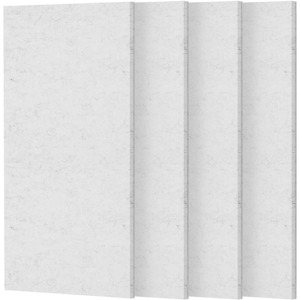 Samoprzylepne płyty akustyczne wygłuszające TONOR 112x55x0,9 cm białe 8 szt