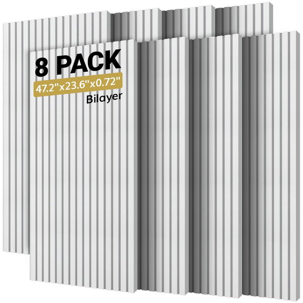 Panele akustyczne TONOR 8-Pack Biały 120x60x1.8cm samoprzylepne