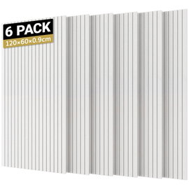 Panele akustyczne TONOR 6szt białe izolacja do studia 120x60x09 cm