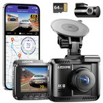 AZDOME GS63HPRO WIDEOREJESTRATOR SAMOCHODOWY 4K GPS PRZÓD TYŁ KARTA 64GB