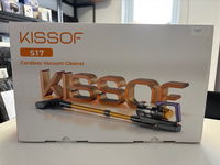 Odkurzacz pionowy, bezprzewodowy Kissof S17, 550 W 45000 Pa Filtr Hepa