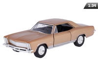 Model 1:34, 1965 Buick Riviera Gran Sport, złoty (A00875BRZL)
